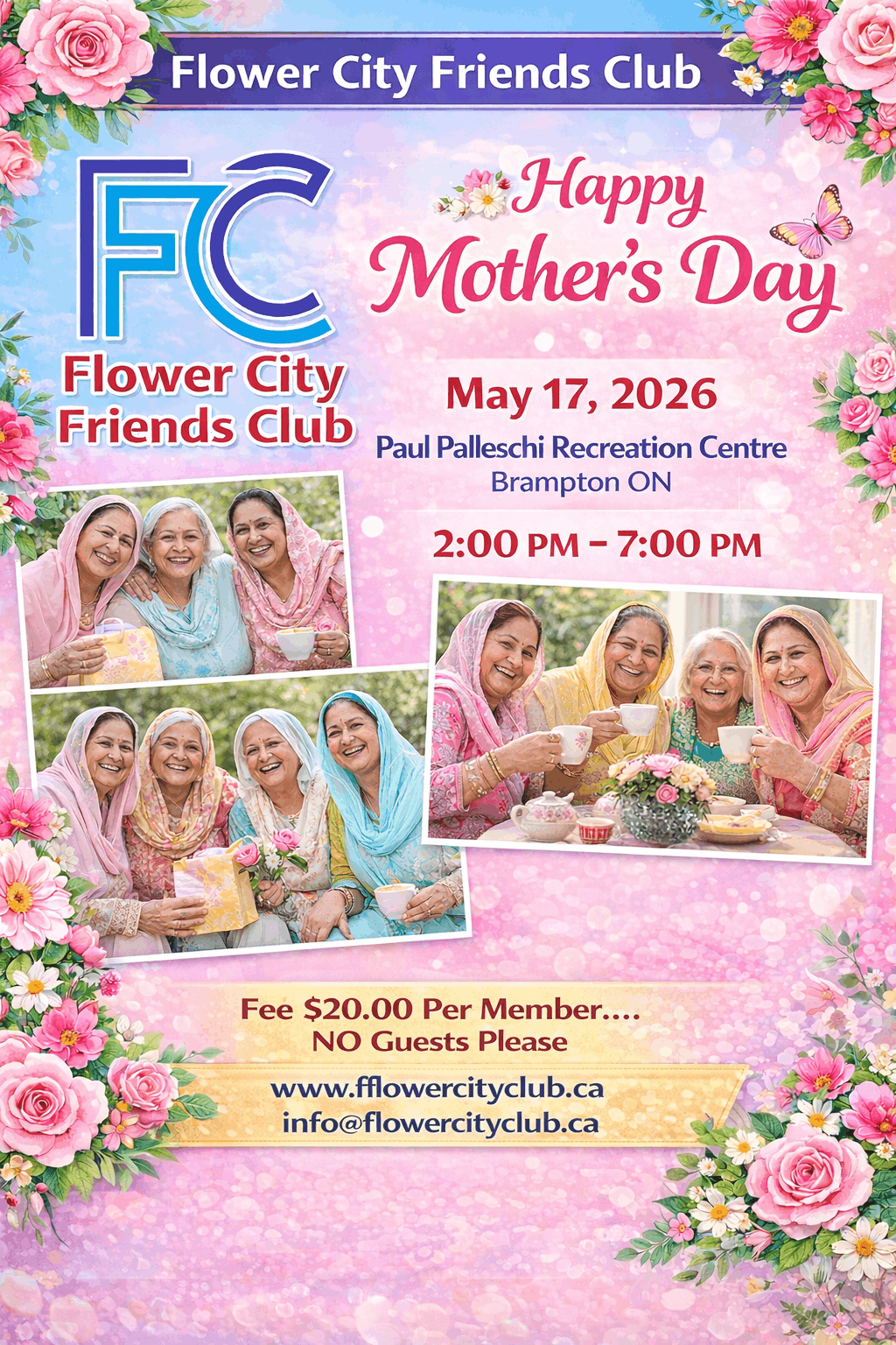Read more about the article Friends Club to Celebrate Mother’s Day with Special Event in Brampton